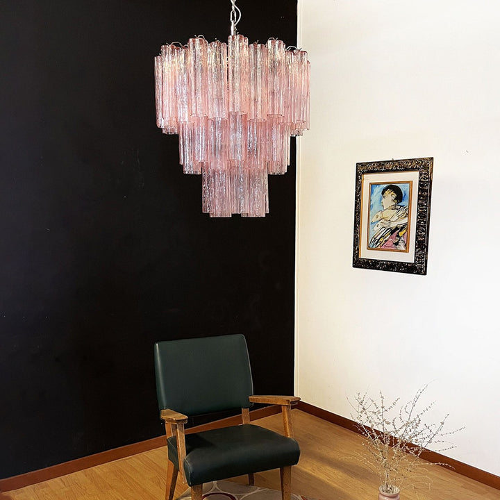 Murano Tubes Chandelier 11" – Italy Creativity Star Glass Decorative