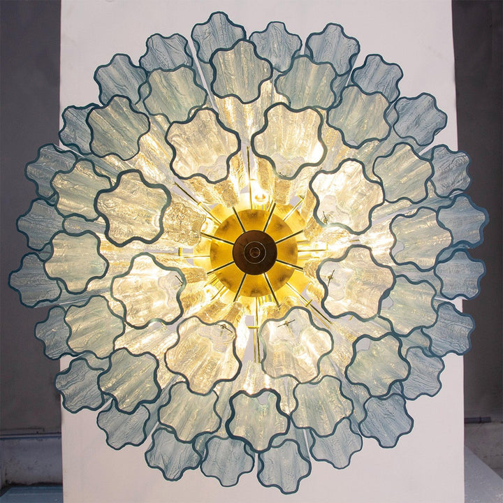 Murano Tubes Chandelier 11" – Italy Creativity Star Glass Decorative