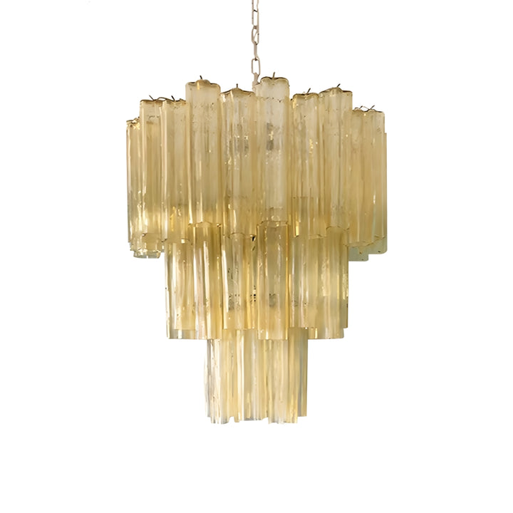 Murano Tubes Chandelier 11" – Italy Creativity Star Glass Decorative