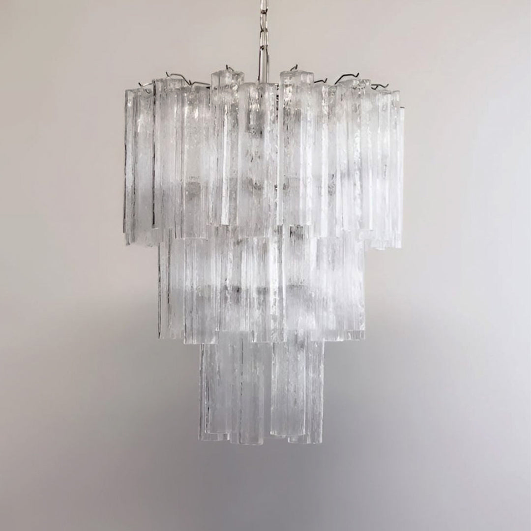 Murano Tubes Chandelier 11" – Italy Creativity Star Glass Decorative