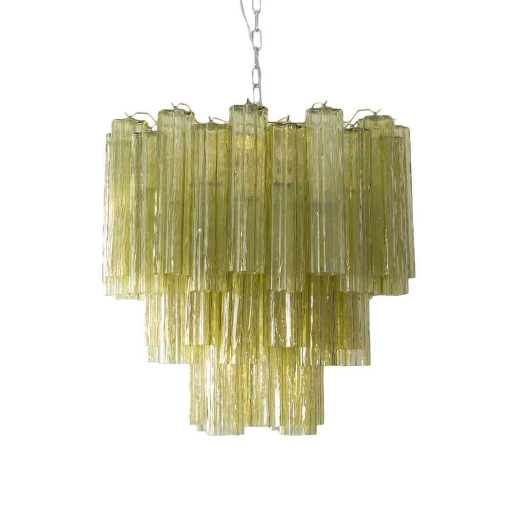 Murano Tubes Chandelier 11" – Italy Creativity Star Glass Decorative
