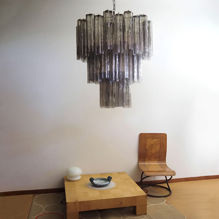 Murano Tubes Chandelier 11" – Italy Creativity Star Glass Decorative