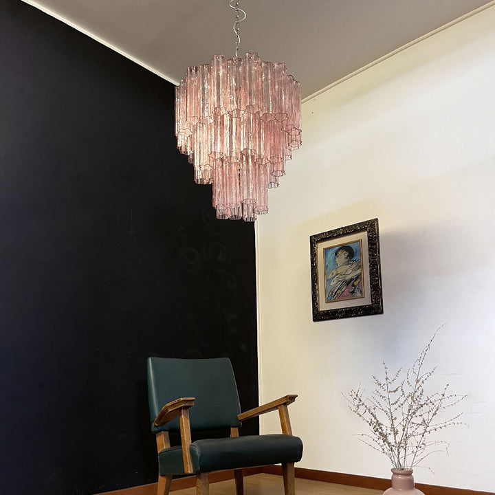 Murano Tubes Chandelier 11" – Italy Creativity Star Glass Decorative