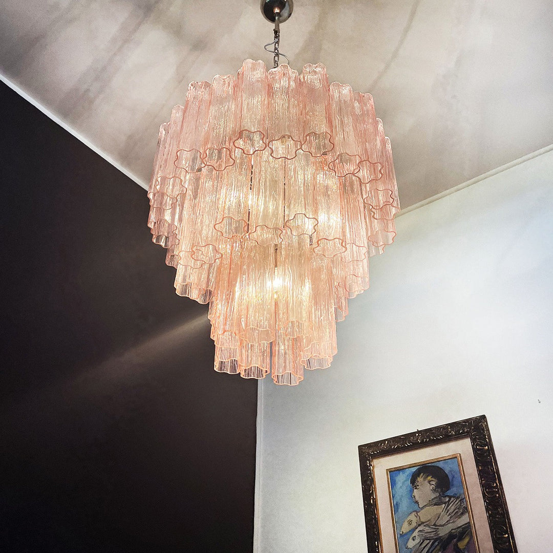 Murano Tubes Chandelier 11" – Italy Creativity Star Glass Decorative