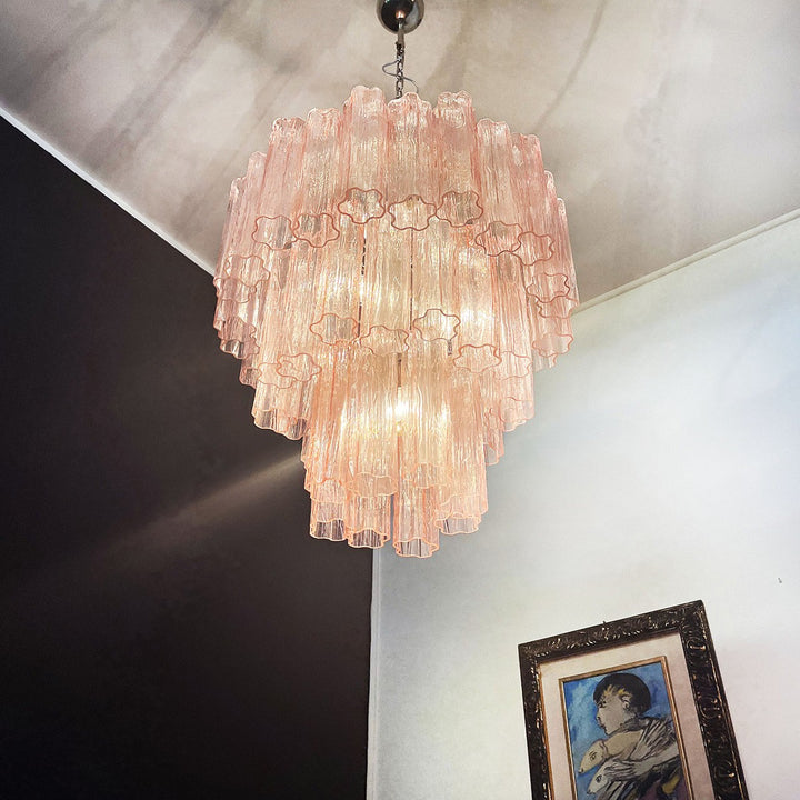 Murano Tubes Chandelier 11" – Italy Creativity Star Glass Decorative