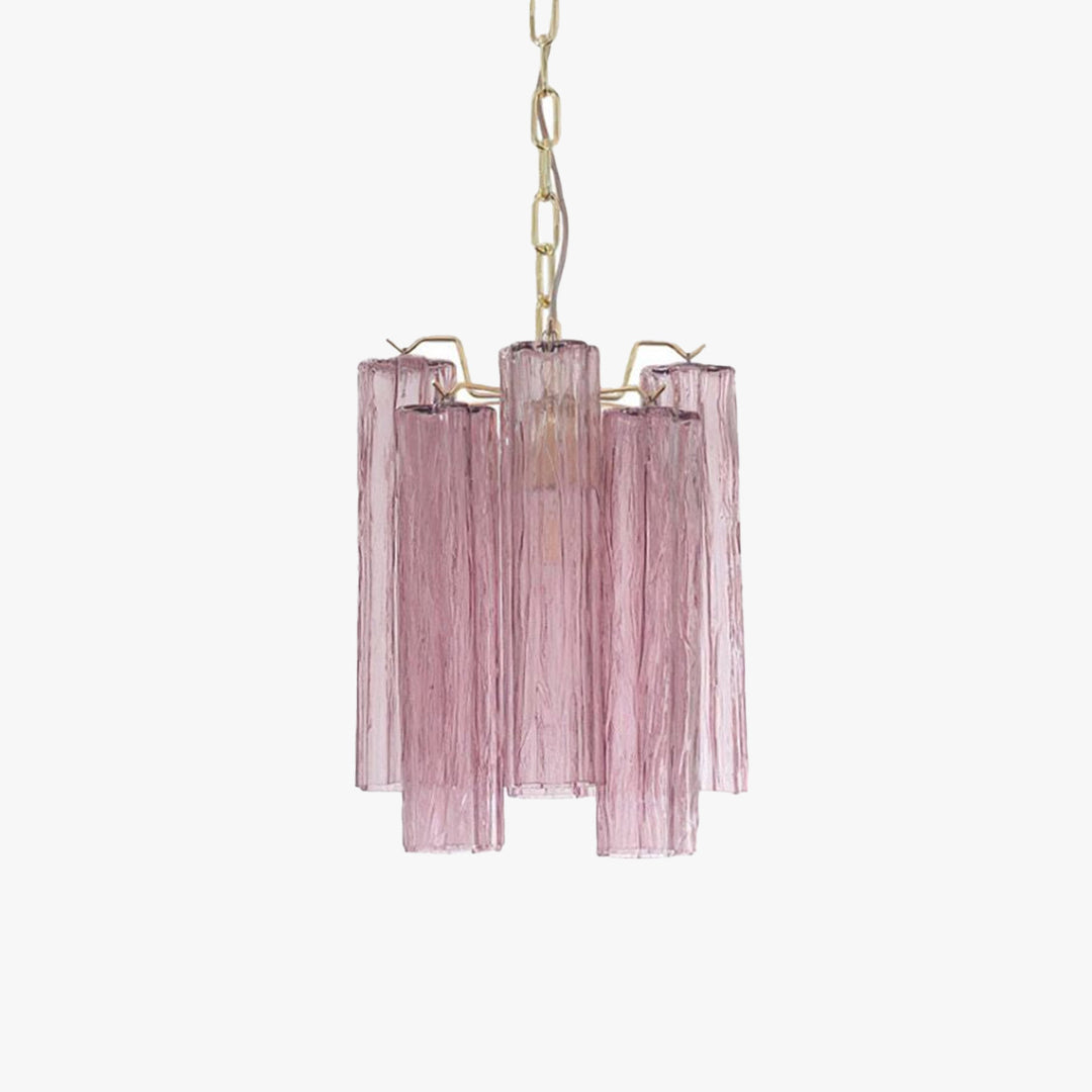 Murano Tubes Chandelier 11" – Italy retro Star Glass Decorative Lamp
