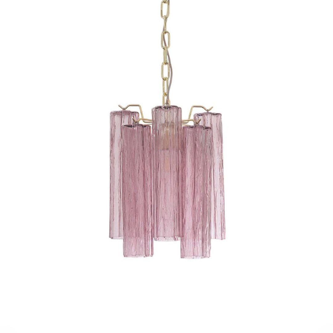 Murano Tubes Chandelier 11" – Italy retro Star Glass Decorative Lamp