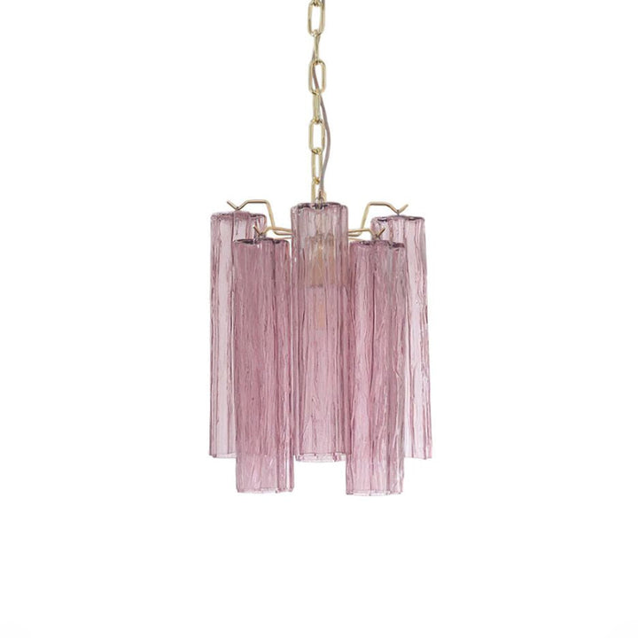 Murano Tubes Chandelier 11" – Italy retro Star Glass Decorative Lamp