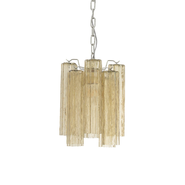 Murano Tubes Chandelier 11" – Italy retro Star Glass Decorative Lamp