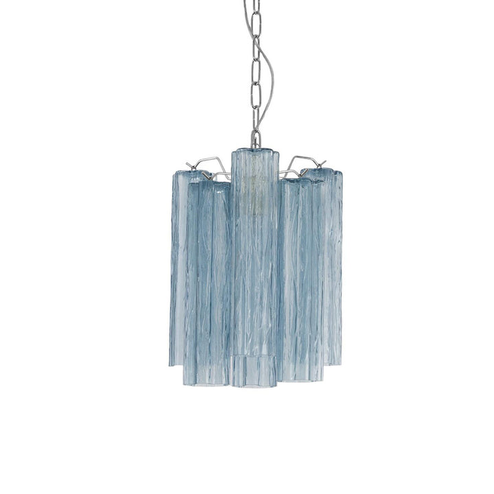 Murano Tubes Chandelier 11" – Italy retro Star Glass Decorative Lamp