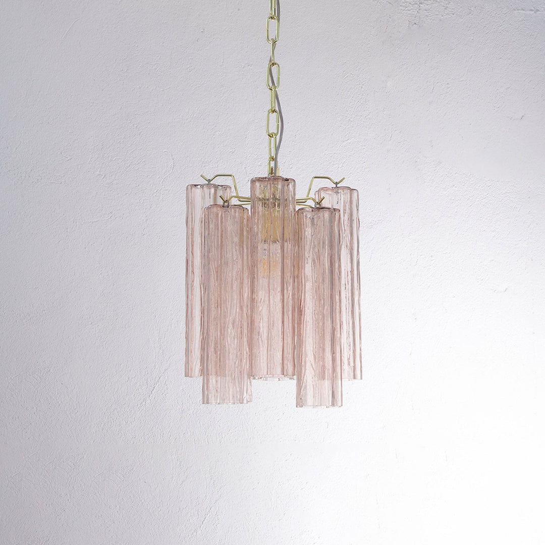 Murano Tubes Chandelier 11" – Italy retro Star Glass Decorative Lamp
