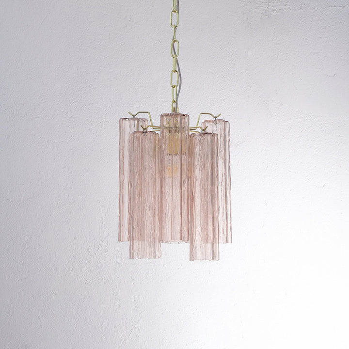 Murano Tubes Chandelier 11" – Italy retro Star Glass Decorative Lamp