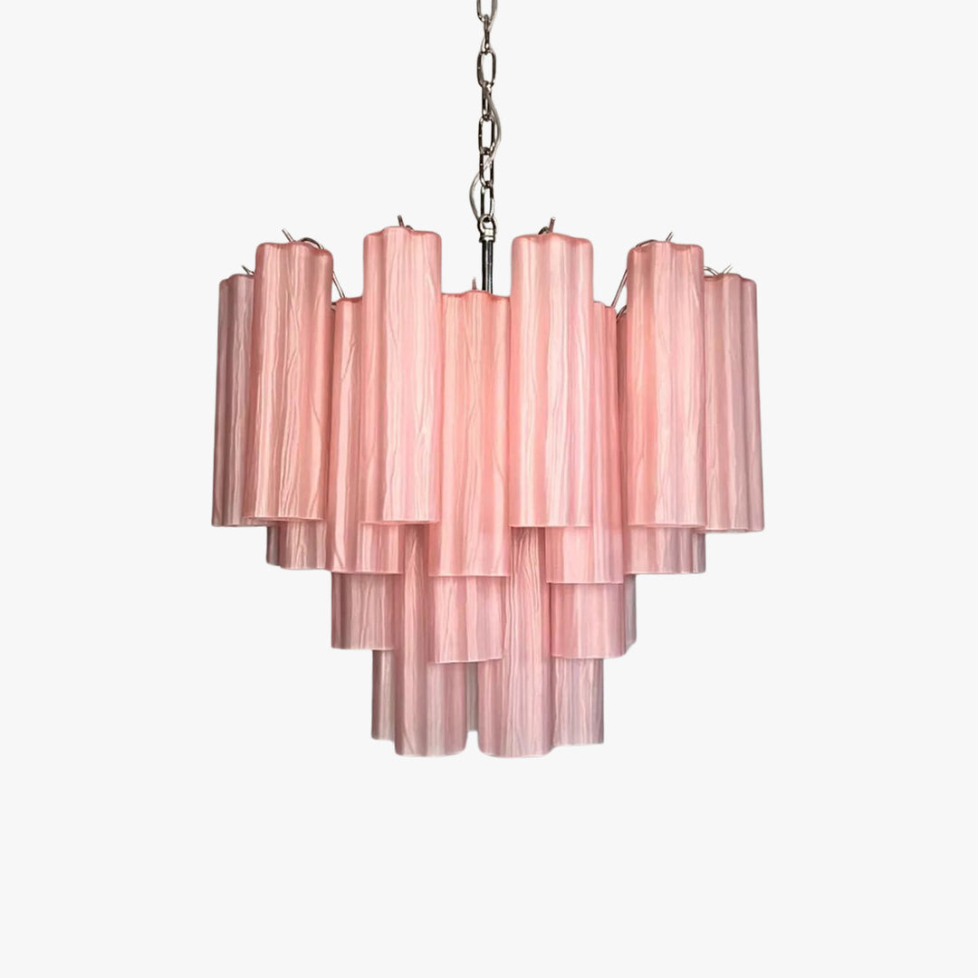 Murano Tubes Chandelier 20" – Italy Murano Star Glass Deco Lighting