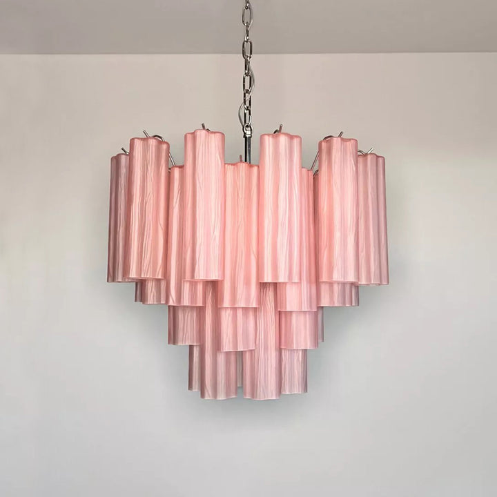 Murano Tubes Chandelier 20" – Italy Murano Star Glass Deco Lighting