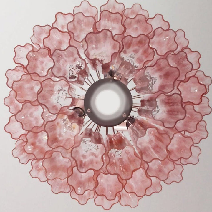 Murano Tubes Chandelier 25" – Luxury Murano Star Glass Art Lamp