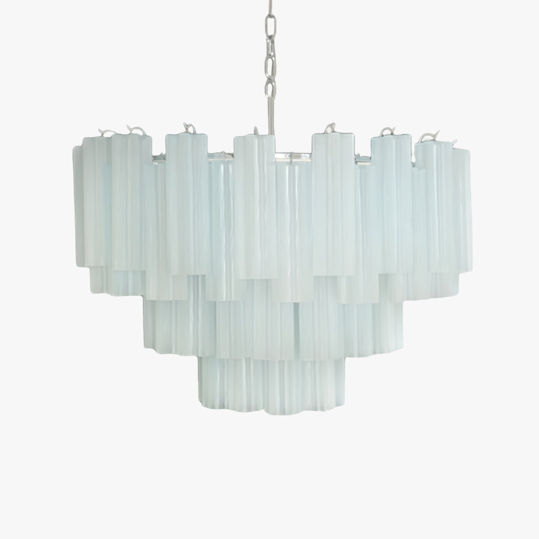 Murano Tubes Chandelier 32" – French Medieval Light Luxury Design