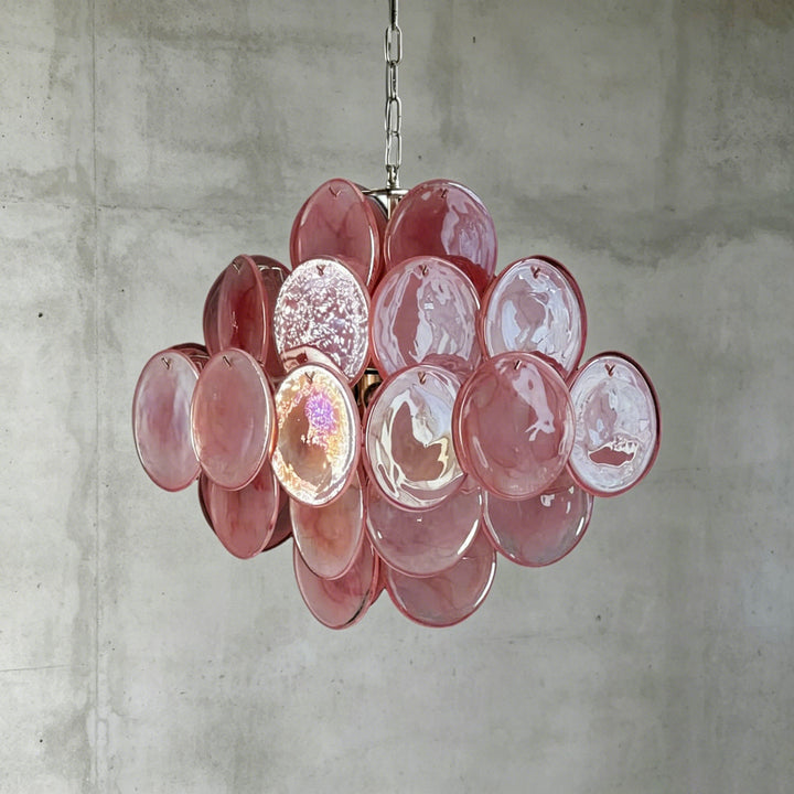 Murano Disk Chandelier 20"