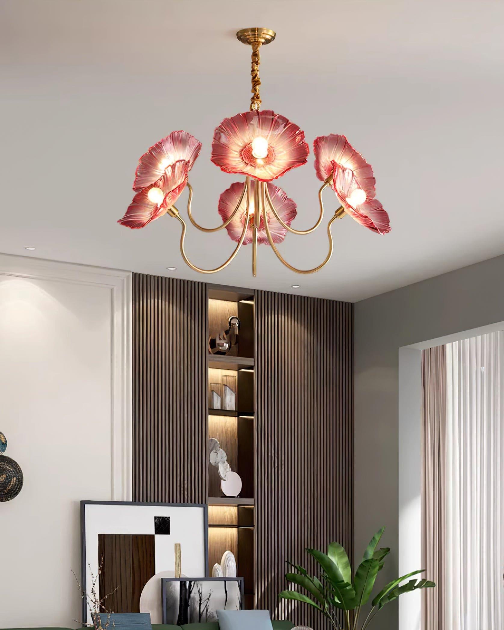 Murano Glass Flowers Chandelier - Vinlighting