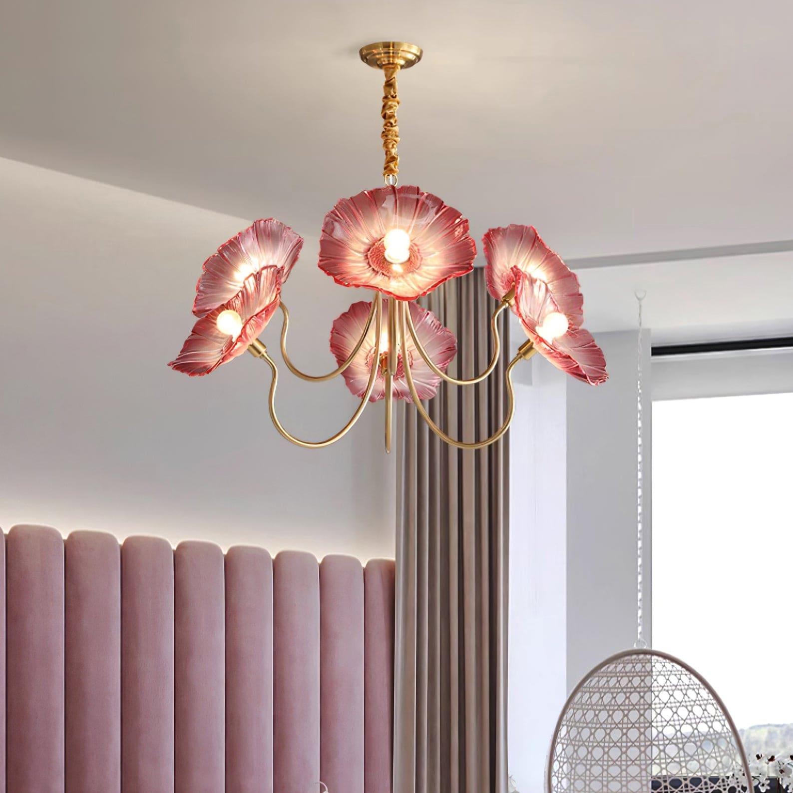 Murano Glass Flowers Chandelier - Vinlighting