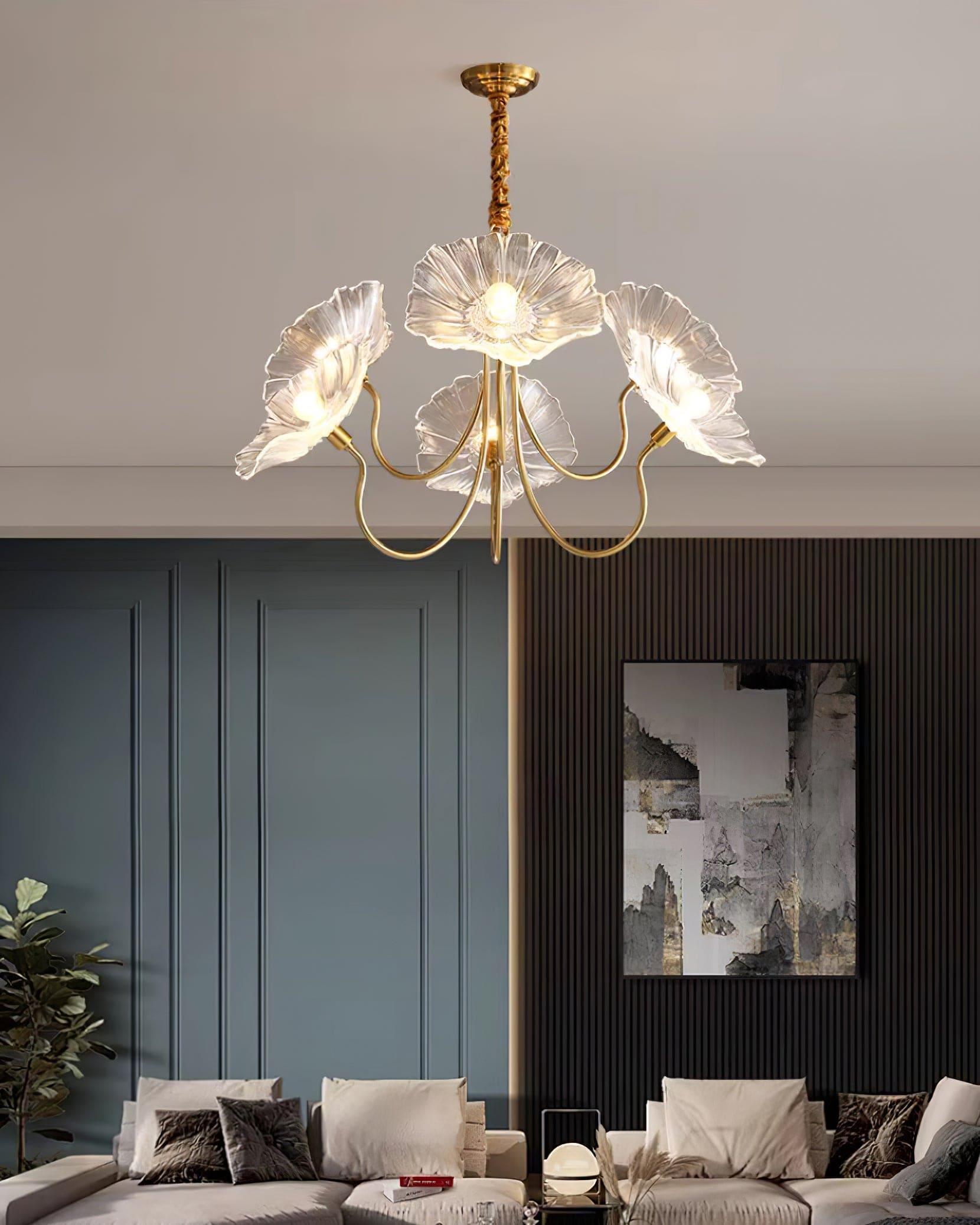 Murano Glass Flowers Chandelier - Vinlighting