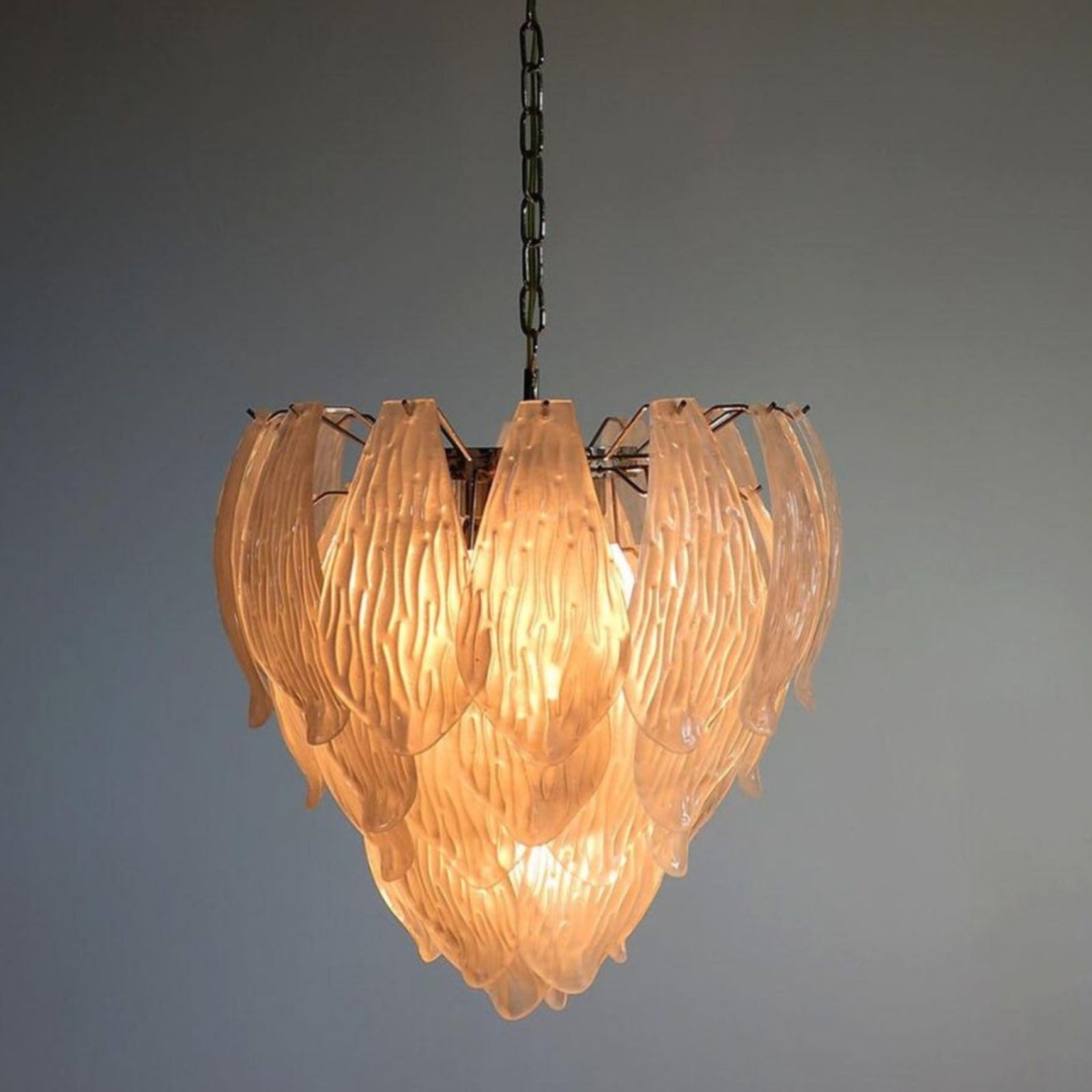 Murano Glass Petal Chandelier