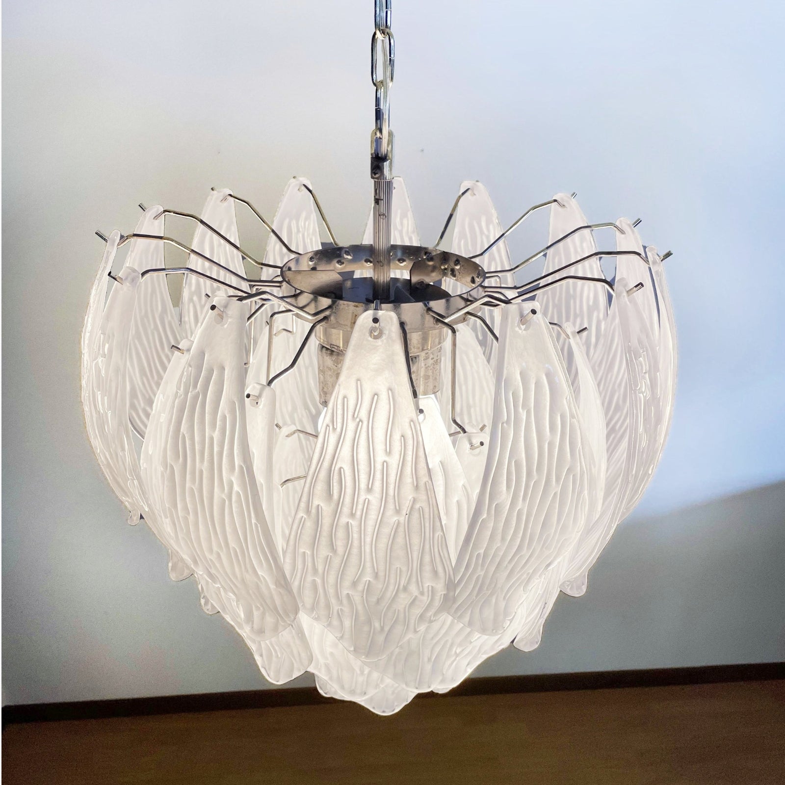 Murano Glass Petal Chandelier