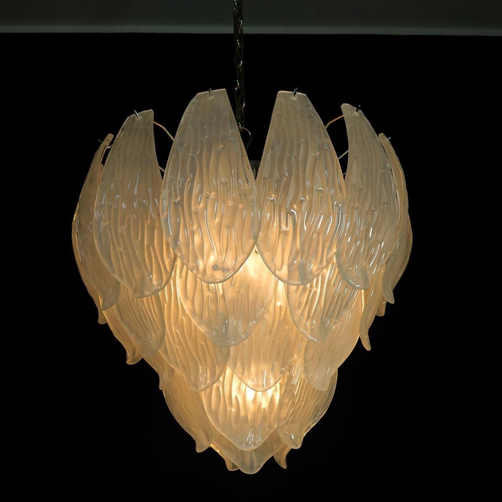 Murano Glass Petal Chandelier