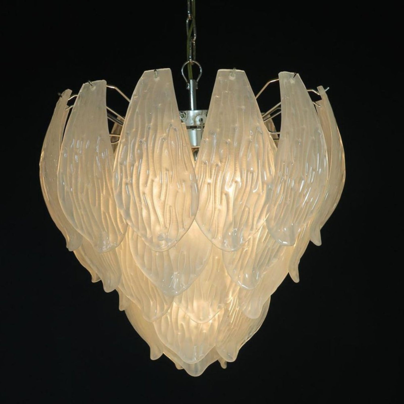 Murano Glass Petal Chandelier