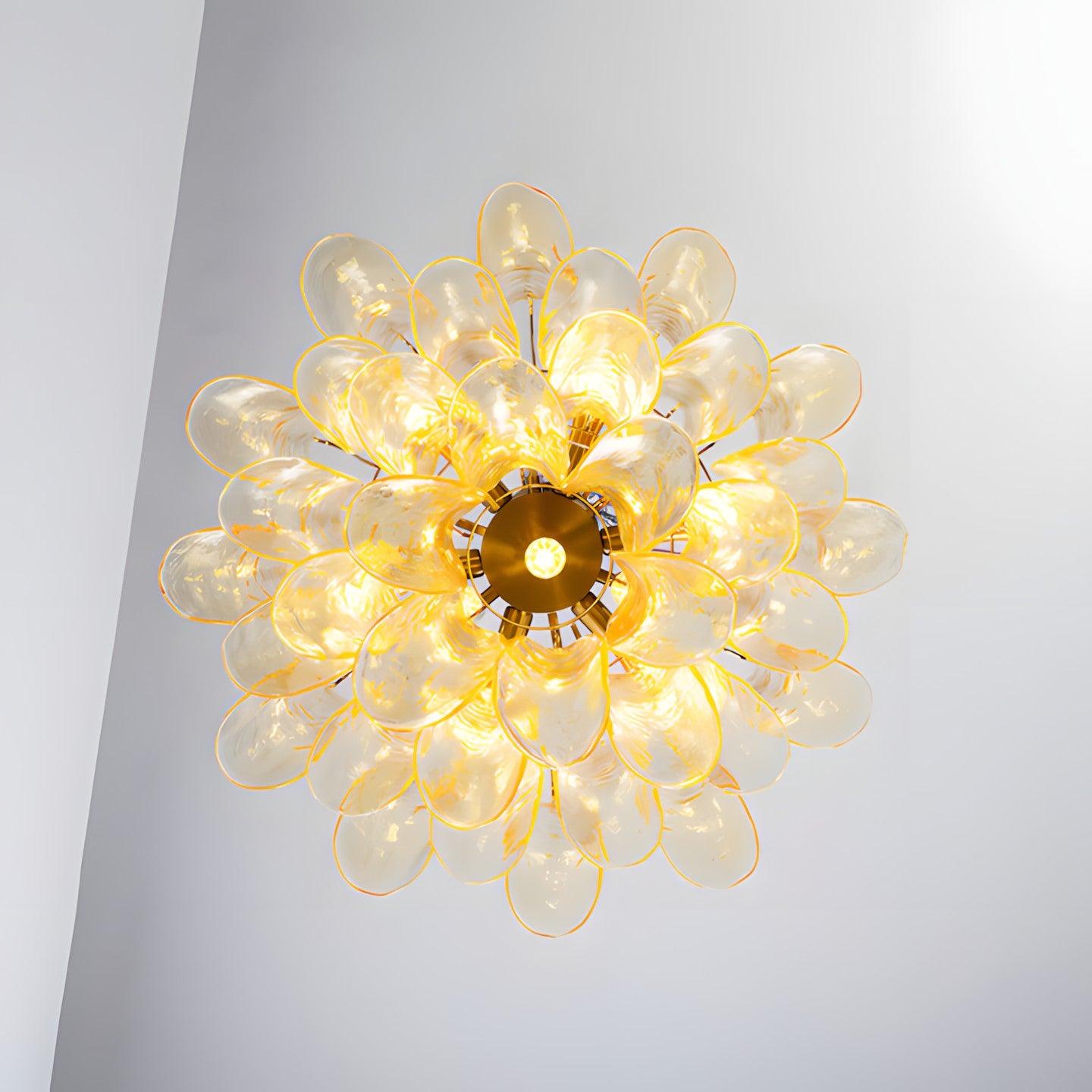 Murano Leaf Chandelier