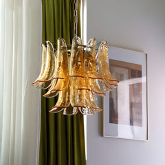 Murano Leaf Chandelier