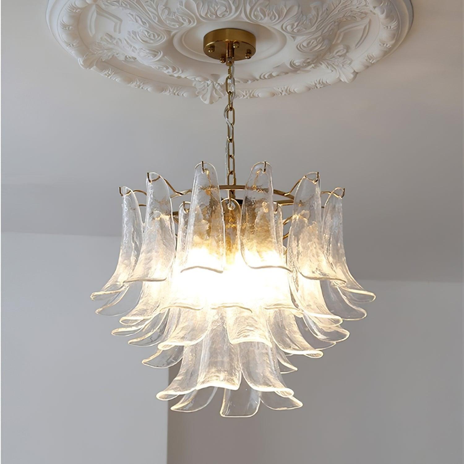 Murano Leaf Chandelier