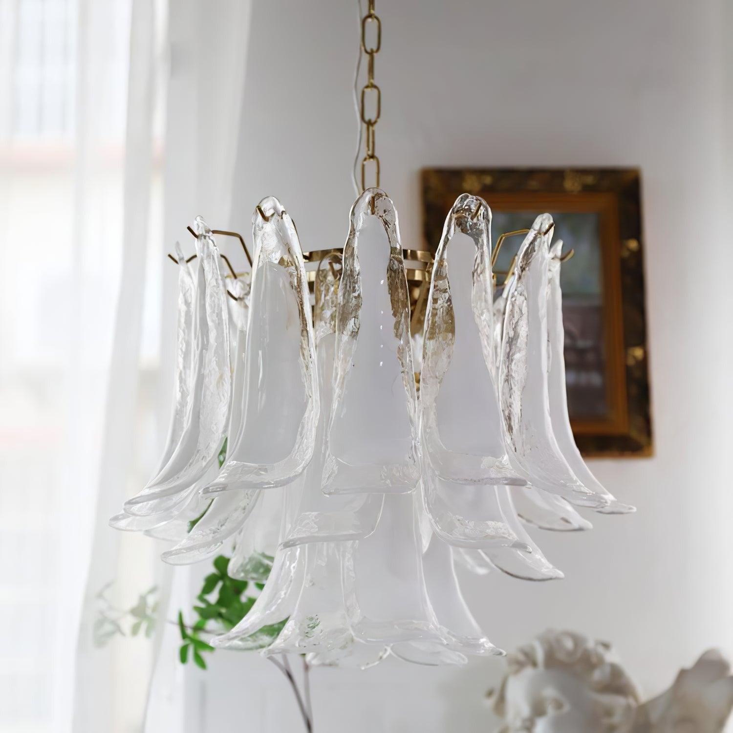 Murano Leaf Chandelier