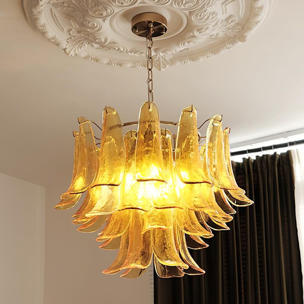 Murano Leaf Chandelier