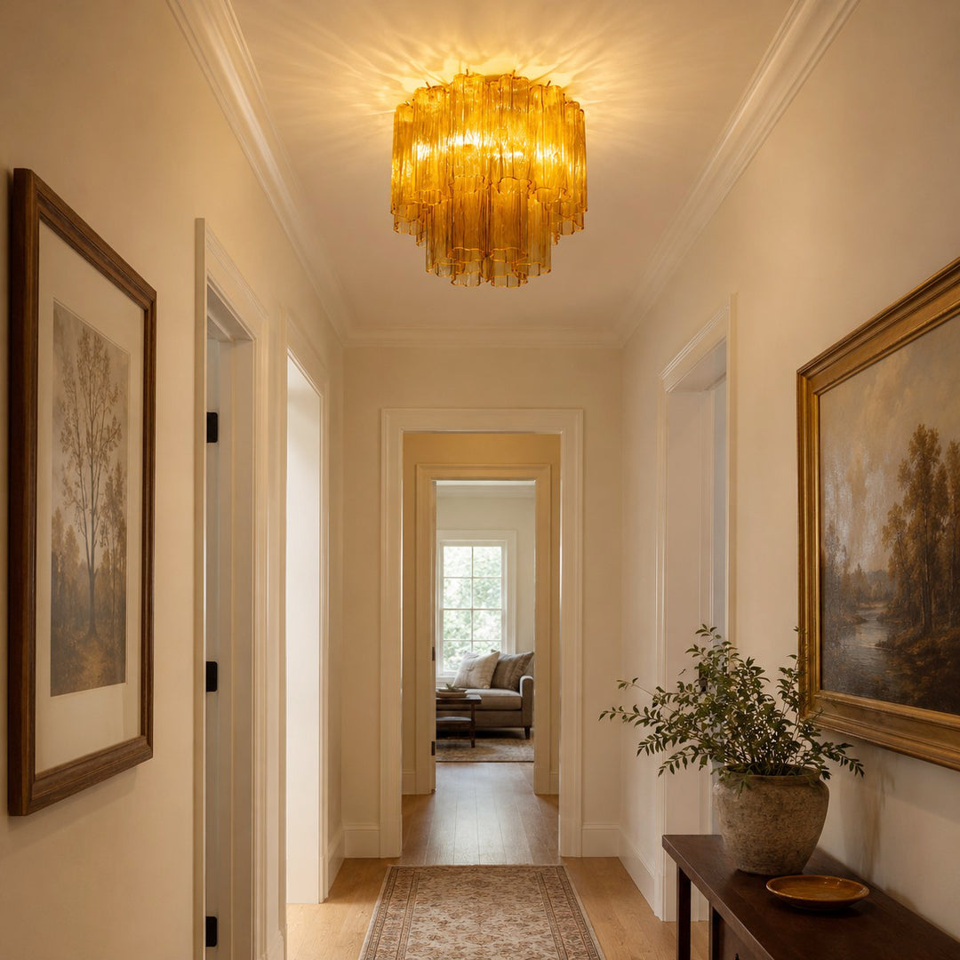 Murano Tubes Ceiling Lamp 14"
