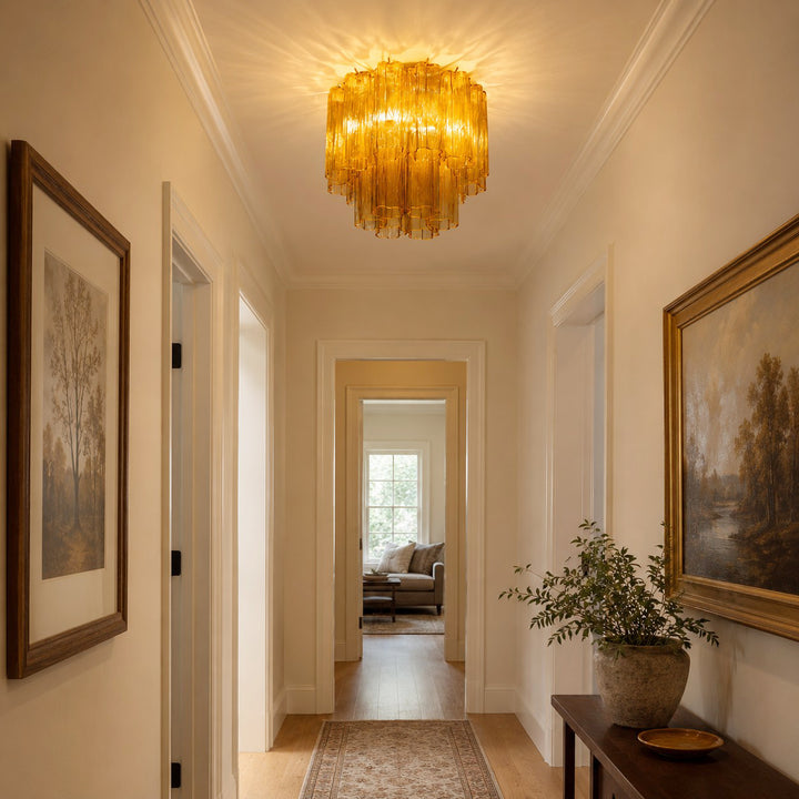 Murano Tubes Ceiling Lamp 14"