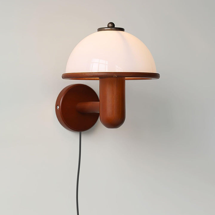 Mushroom Wood Wall Lamp - Rustic Lighting | Vinlighting | Vinlighting