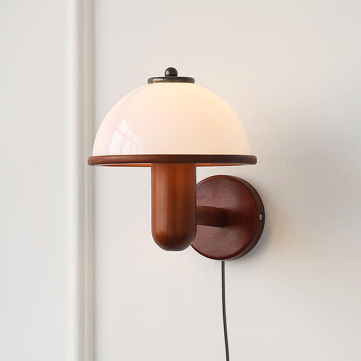 Mushroom Wood Wall Lamp - Rustic Lighting | Vinlighting | Vinlighting