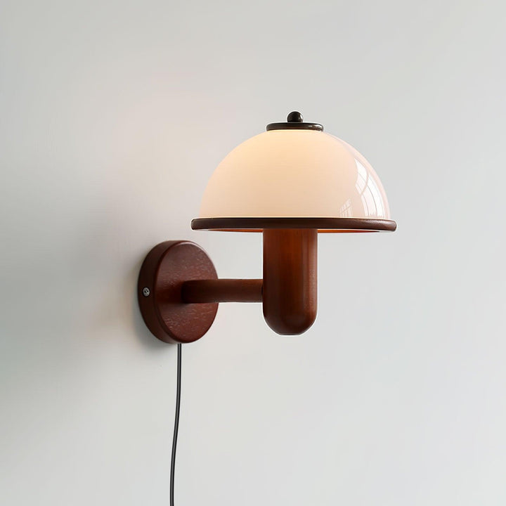 Mushroom Wood Wall Lamp - Rustic Lighting | Vinlighting | Vinlighting