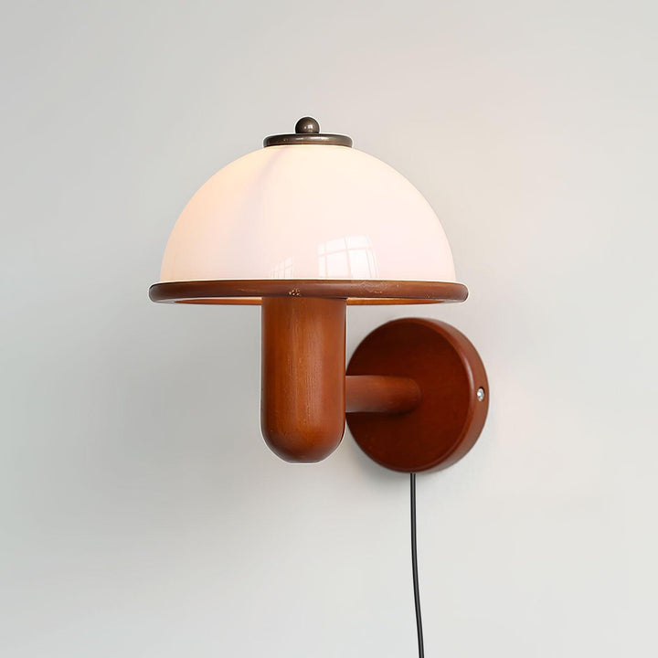 Mushroom Wood Wall Lamp - Rustic Lighting | Vinlighting | Vinlighting