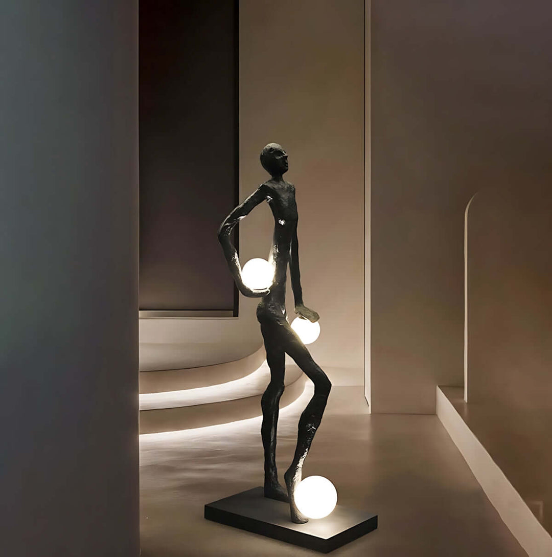 Myvola Sculptural Floor Lamp – Nordic Light Luxury Art Sculpture