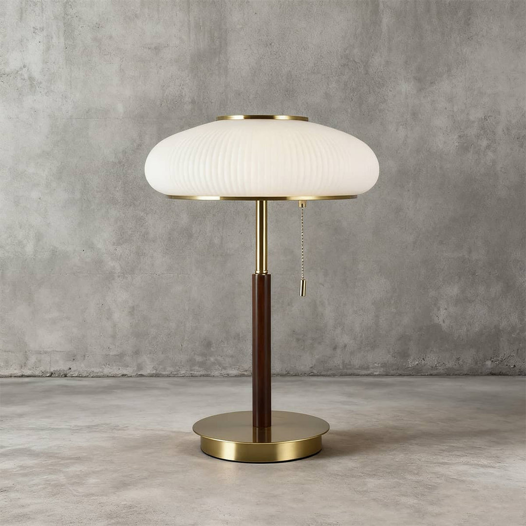 Nalivo Table Lamp – French Retro Glass Lamp