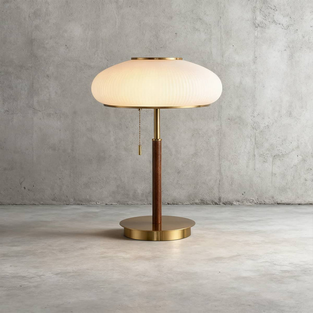 Nalivo Table Lamp – French Retro Glass Lamp
