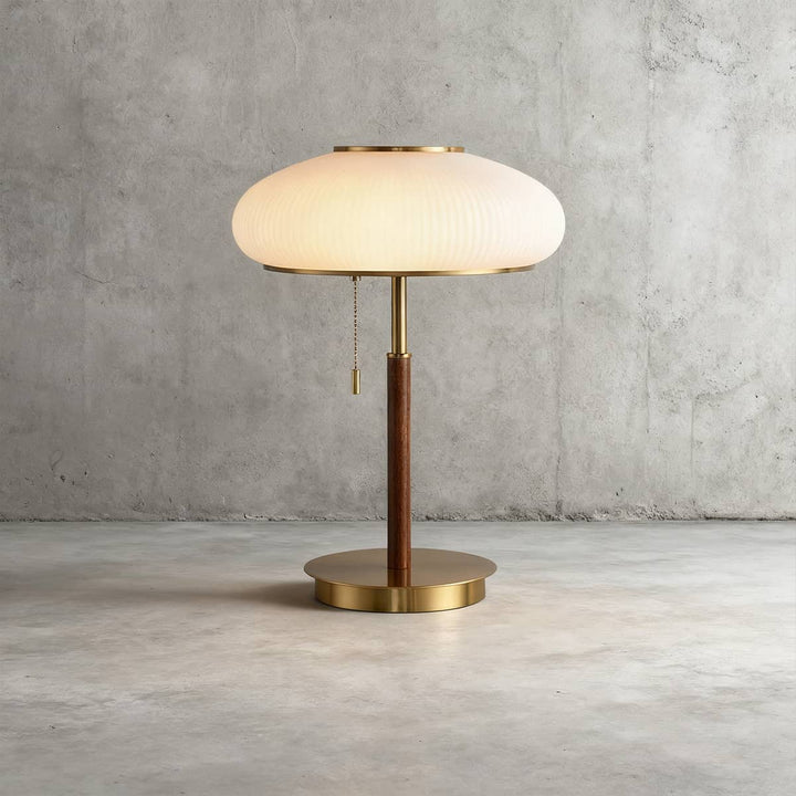 Nalivo Table Lamp – French Retro Glass Lamp