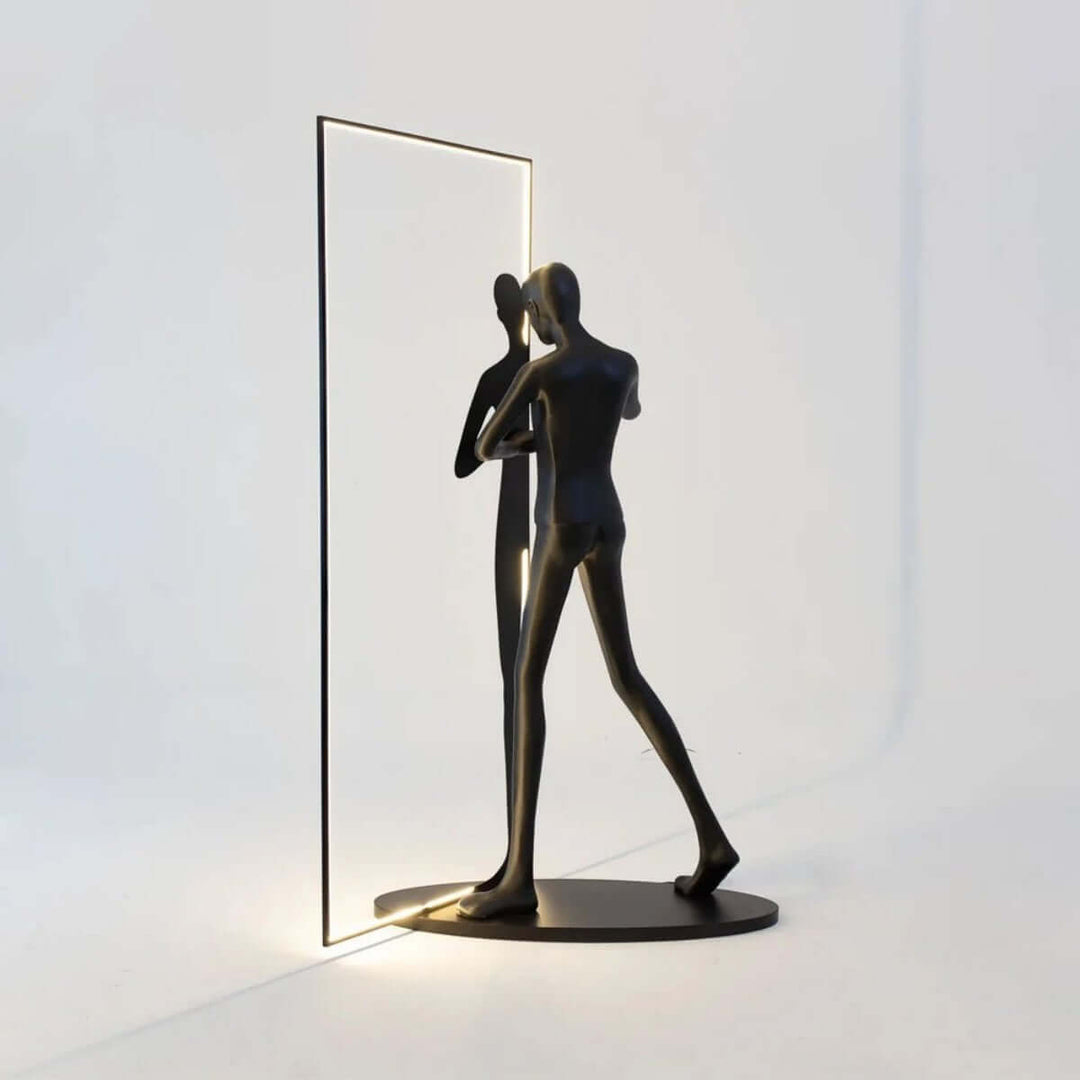 Nayru Sculpture Floor Lamp – Art Deco Sculptural Light