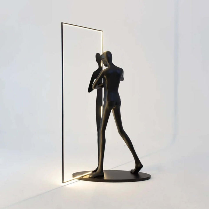 Nayru Sculpture Floor Lamp – Art Deco Sculptural Light