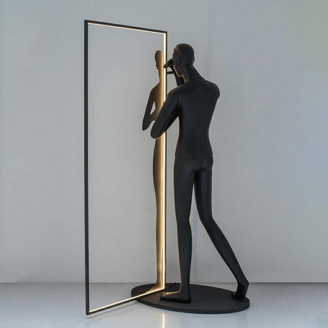 Nayru Sculpture Floor Lamp – Art Deco Sculptural Light