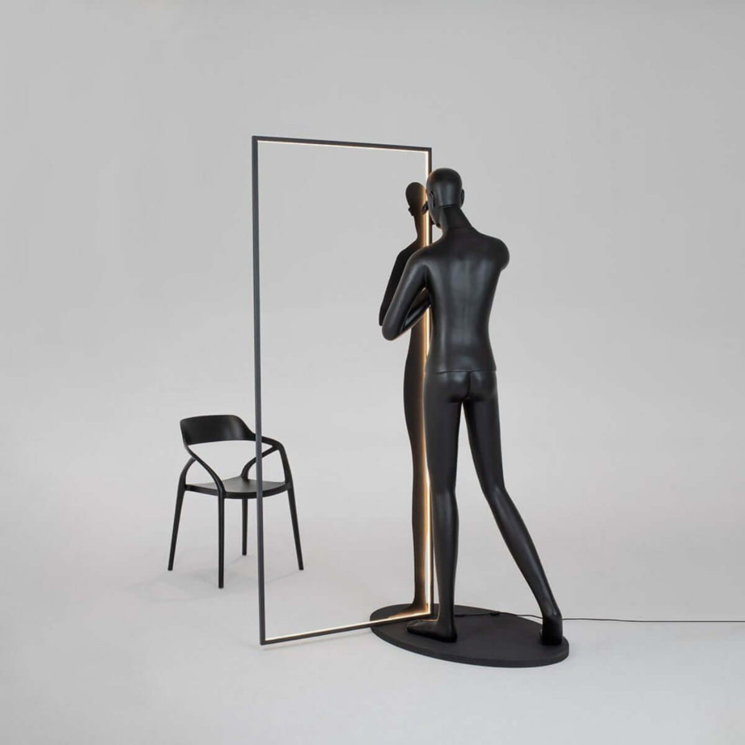 Nayru Sculpture Floor Lamp – Art Deco Sculptural Light