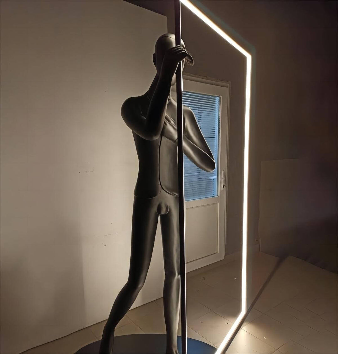 Nayru Sculpture Floor Lamp – Art Deco Sculptural Light