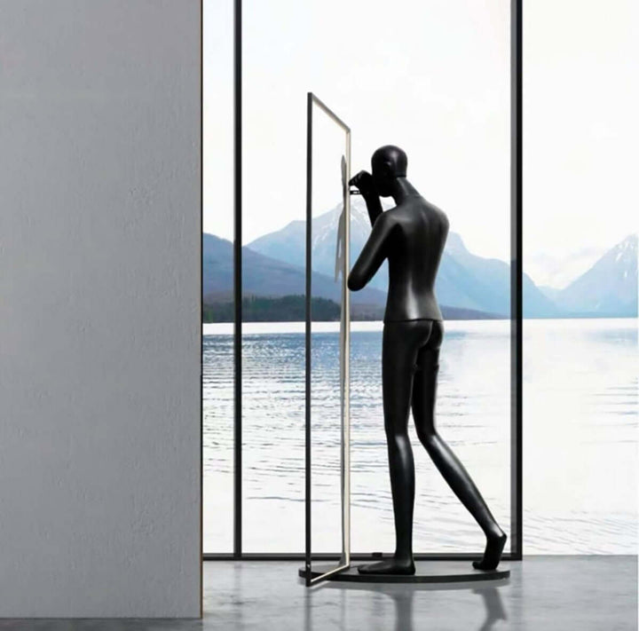 Nayru Sculpture Floor Lamp – Art Deco Sculptural Light