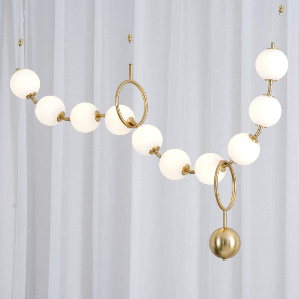 Necklace Pearl Chandelier | Elegant Hand-Blown Glass Lighting | Vinlighting | Vinlighting